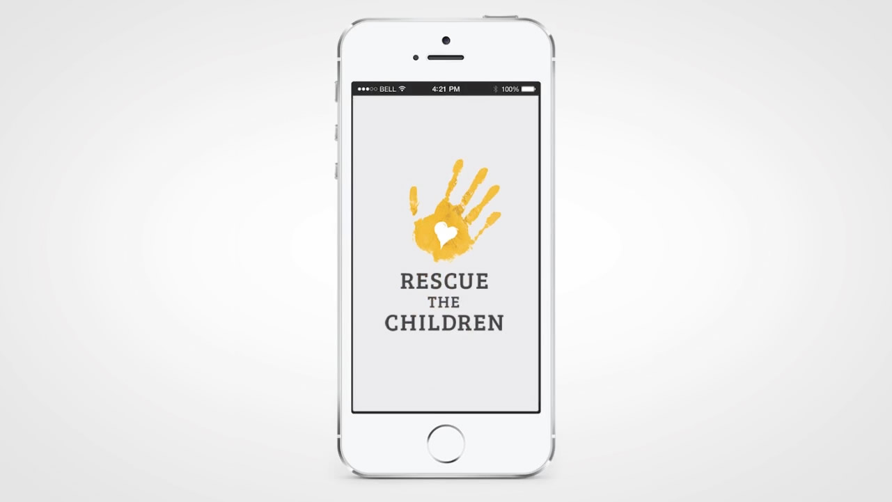 Rescue the Children - Mobile App/Design Strategy
